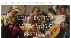 Desktop Screenshot of ctearlymusic.org